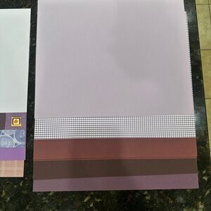 Purple Decorative Paper Scrapbook Craft